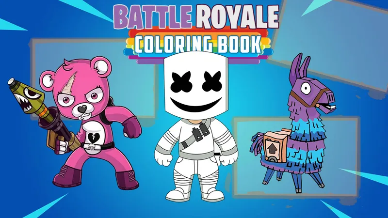 Battle Royale Coloring Book