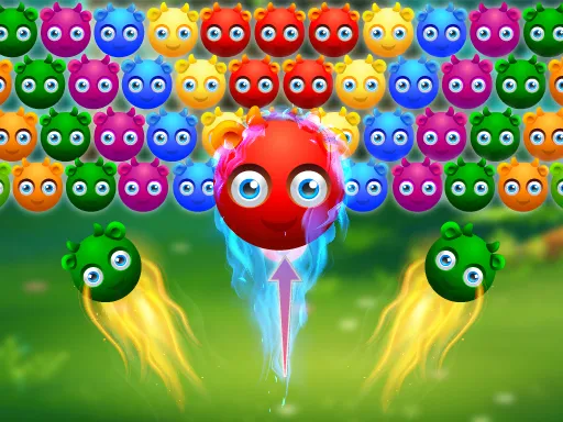 Cute Monster Bubble Shooter