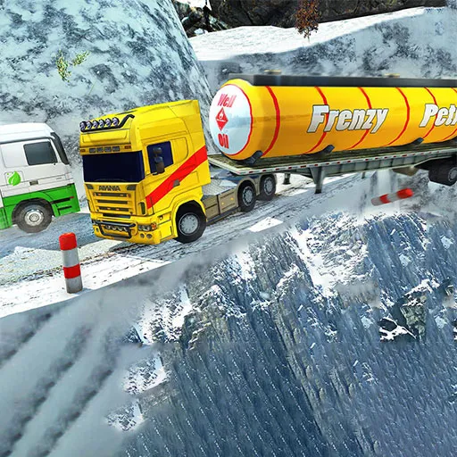 Extreme Winter Oil Tanker Truck Drive