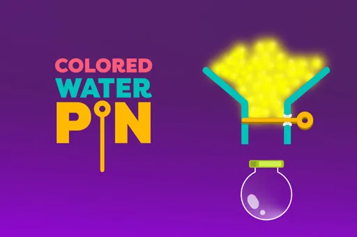 Colored Water & Pin