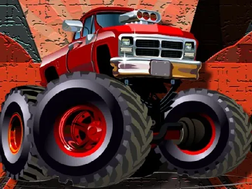 Crazy Monster Trucks Puzzle