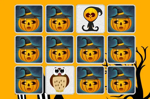 Kids Memory Game: Halloween