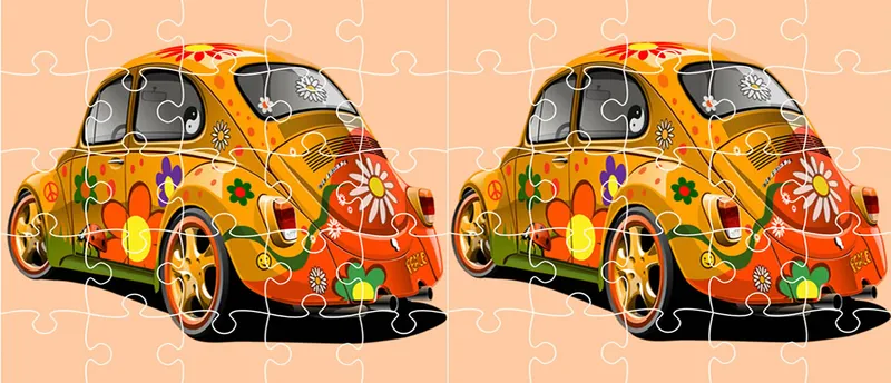 VW Beetle Jigsaw