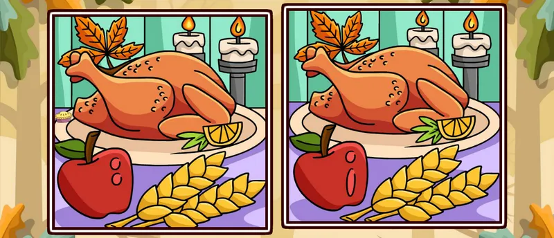 Thanksgiving Spot The Differences