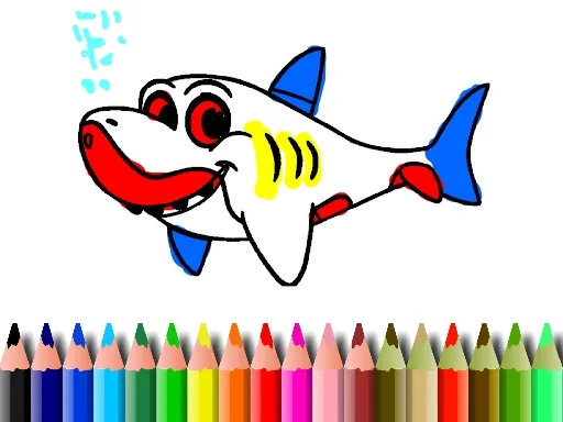 BTS Shark Coloring Book