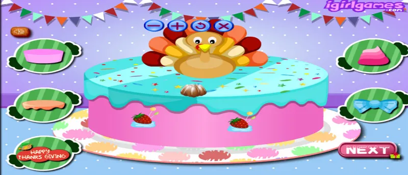 Happy Thanksgiving Cake Master