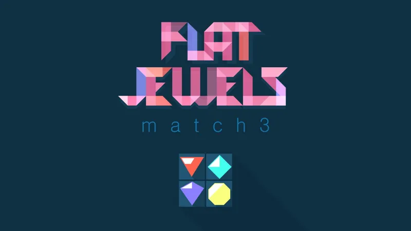 Flat Jewels Match 3