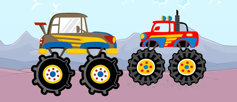 Fun Monster Trucks Jigsaw