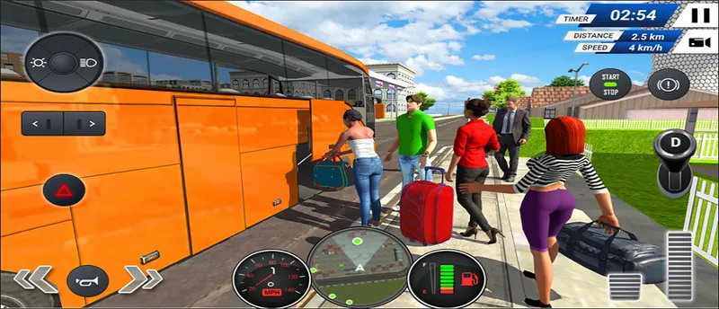 Heavy Coach Bus Simulation Game