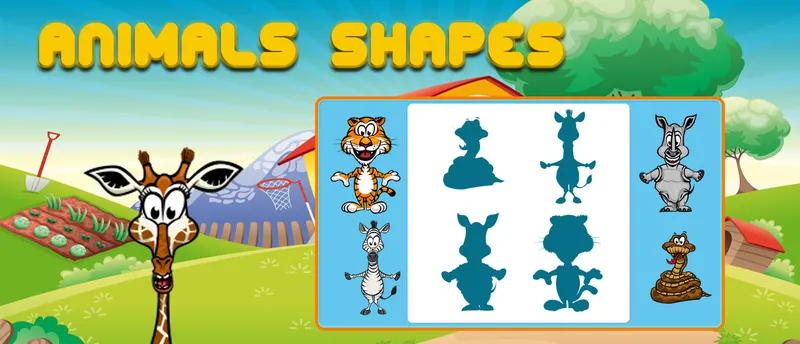 Animals Shapes for kids Education