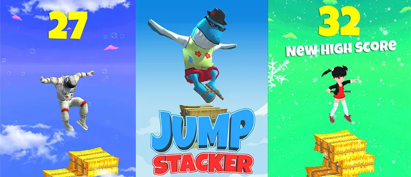 Stylish Stack Jump Tap Jumping Game