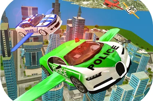 Flying Police Car Simulator