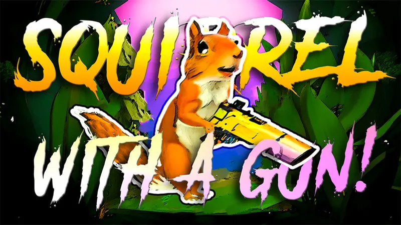 Squirrel with a gun!