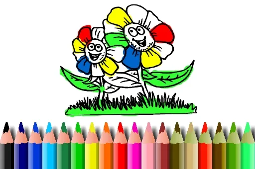 BTS Flowers Coloring