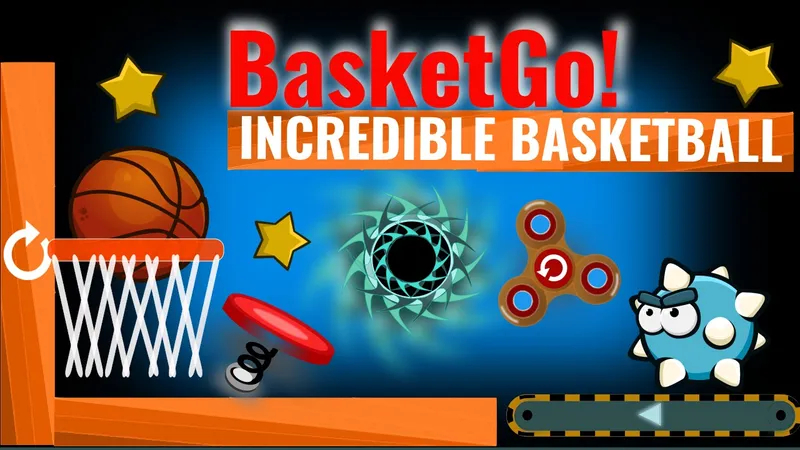 Orange Ball: BasketGo Puzzle