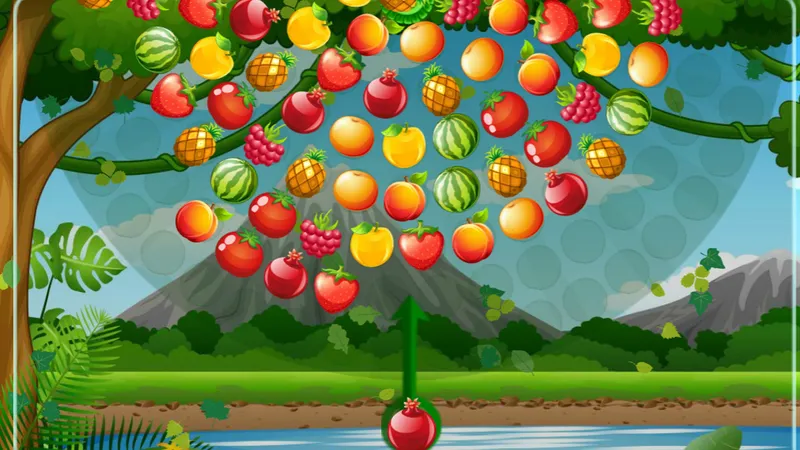 Bubble Shooter Fruits Wheel