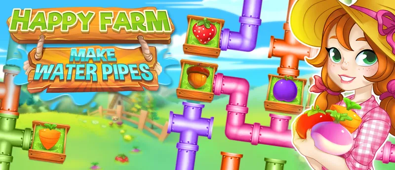 Happy farm make water pipes