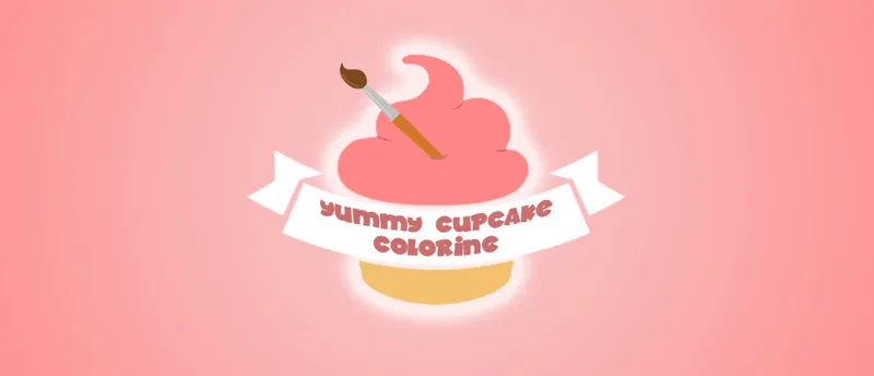 Yummy Cupcake Coloring