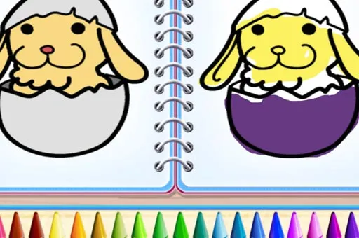 Coloring Bunny Book