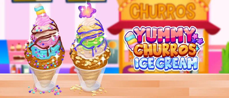 Yummy Churros Ice Cream