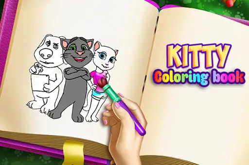 Kitty Coloring Book