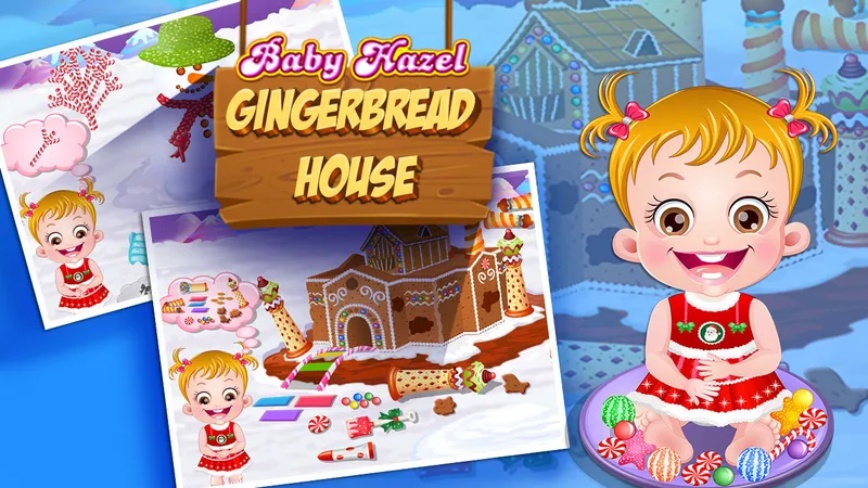 Baby Hazel Gingerbread House