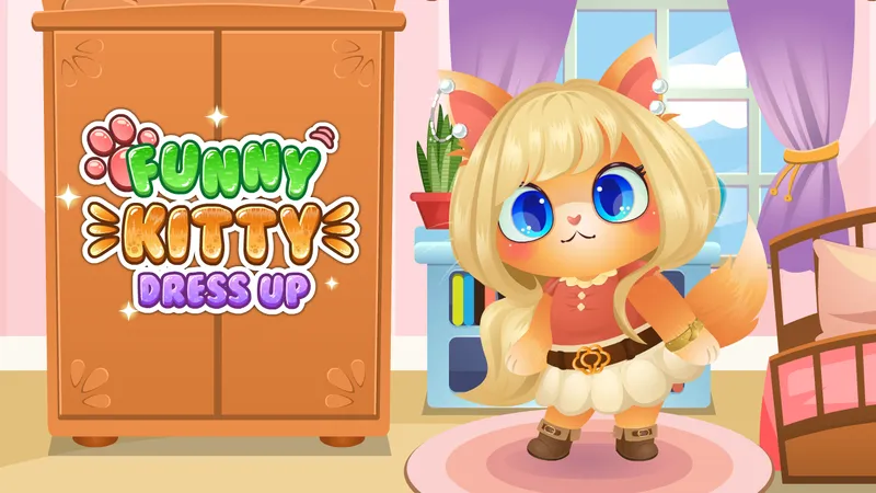 Funny Kitty Dressup