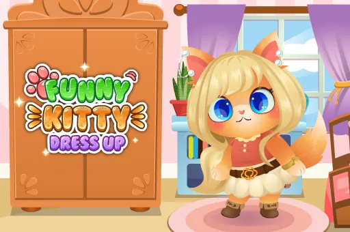 Funny Kitty Dressup