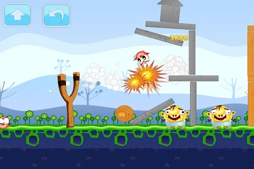 Angry Finches Funny Physic Game for Kids