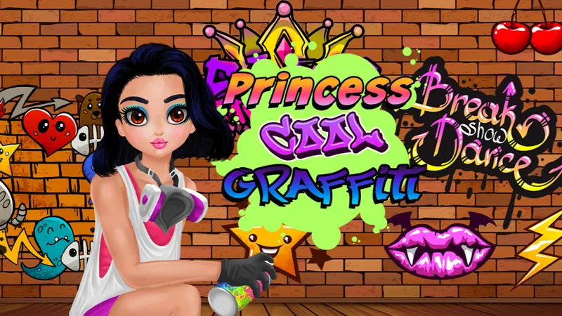 Princess Cool Graffiti