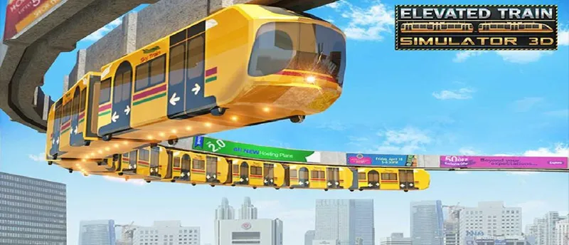 Elevated Train Driving Simulator Sky Tram Driver