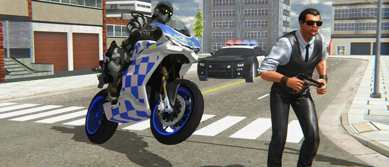 Police Bike City Simulator