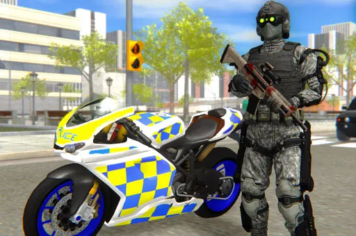 Police Bike City Simulator