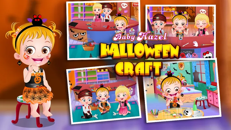 Baby Hazel Halloween Crafts