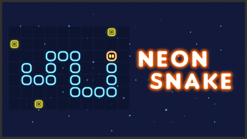 Neon Snake Game