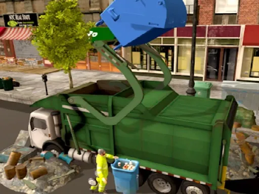 Town Clean Garbage Truck