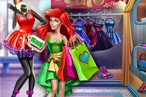 Princess Mermaid Realife Shopping