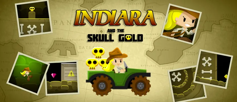 Indiara and the skull gold