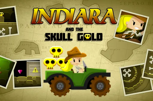 Indiara and the skull gold