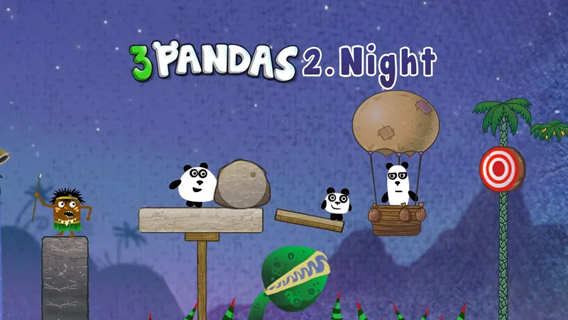 3 Pandas 2. Night