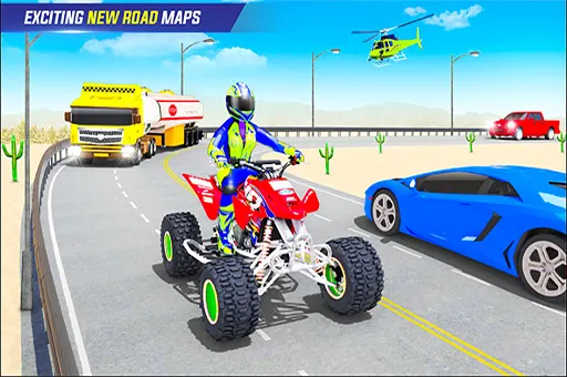 Quad Bike Traffic Racing Mania