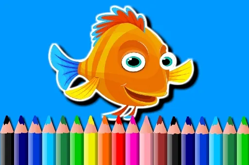 BTS Fish Coloring Book