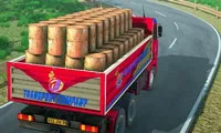 Indian Truck Driver Cargo Duty Delivery