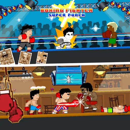 Boxing fighter : Super punch