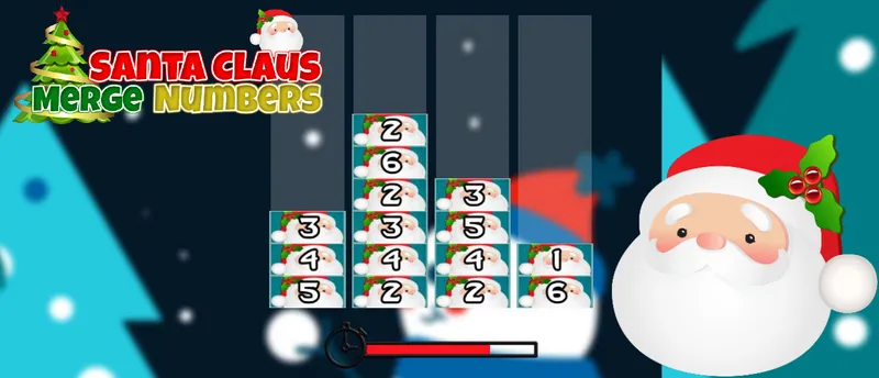 Santa Claus Merge Numbers