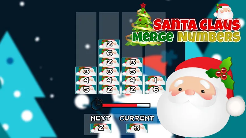 Santa Claus Merge Numbers