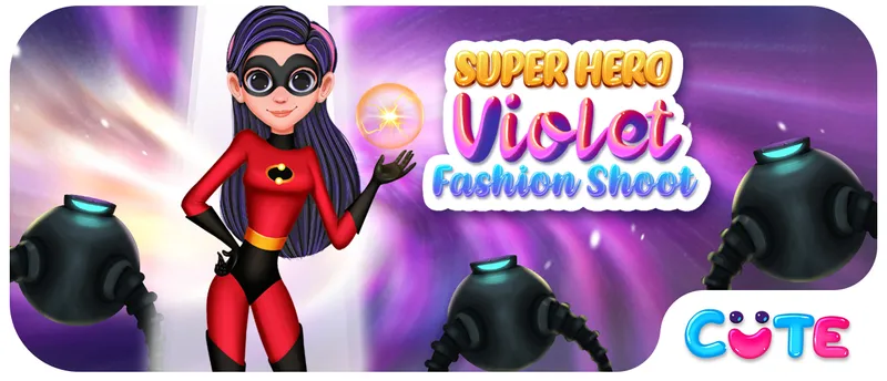 Superhero Violet Fashion Shoot