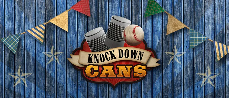 Knock Down Cans