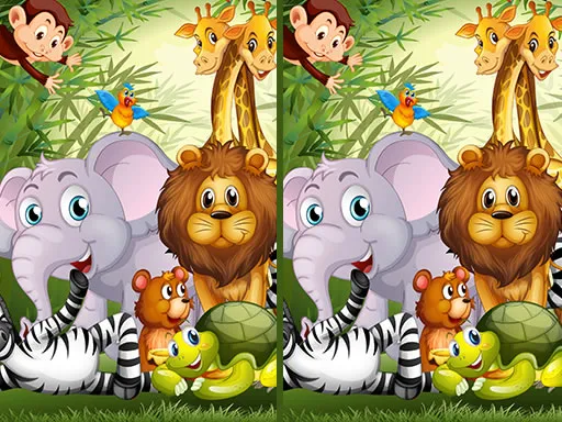 Find Seven Differences Animals