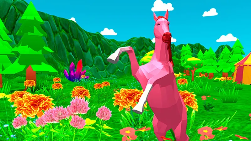 Horse Family Animal Simulator 3D